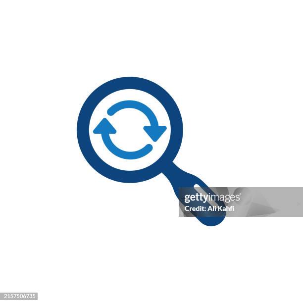 refreshment icon. solid icon that can be applied anywhere, simple, pixel perfect and modern style - looking backwards stock illustrations