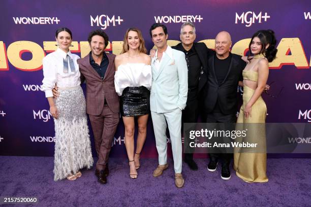 Tania Watson, Mark Feuerstein, Laura Gordon, Danny Pino, Yul Vazquez, Michael Chiklis and Corina Bradley attend the Los Angeles Premiere of MGM+...