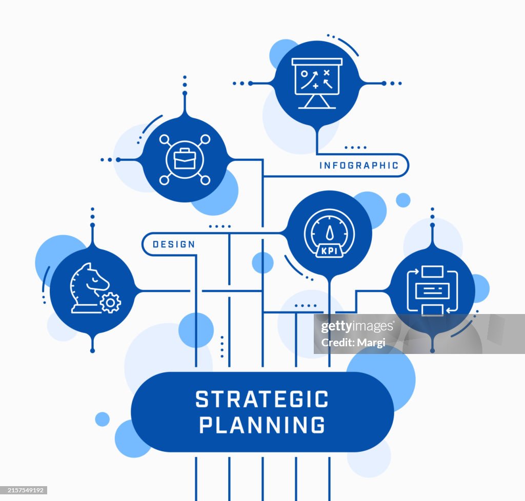 Programme Strategy Graphics Strategic Planning Vector Infographic Design High-Res Vector Graphic ...