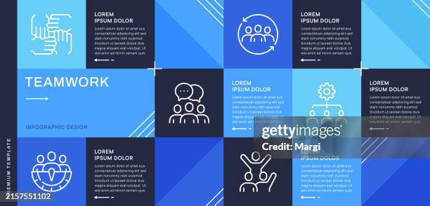 teamwork infographic template for web banner - org chart background stock illustrations