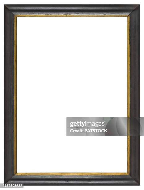elegant black painting frame - wooden photo frame bildbanksfoton och bilder