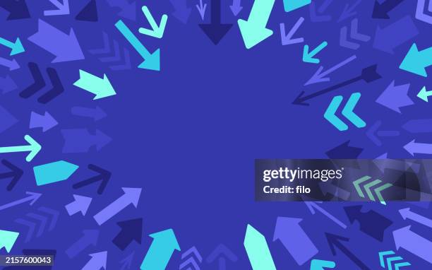 stockillustraties, clipart, cartoons en iconen met arrows direction background - eenrichtingsverkeer