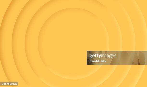 circle layer abstract background - yellow background stock illustrations