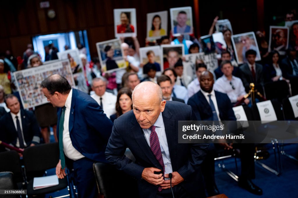 Boeing CEO Dave Calhoun Testifies In Senate Hearing