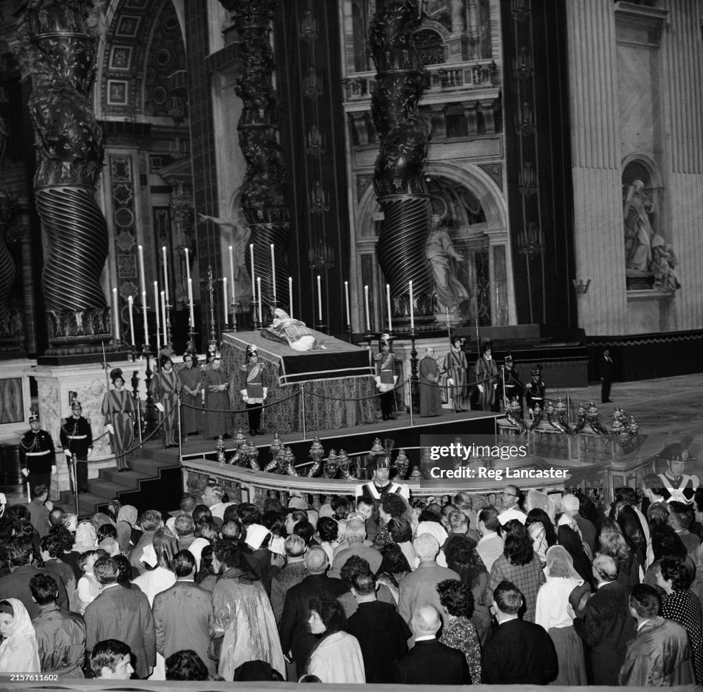 Pope John XXIII Lying In State, 1963