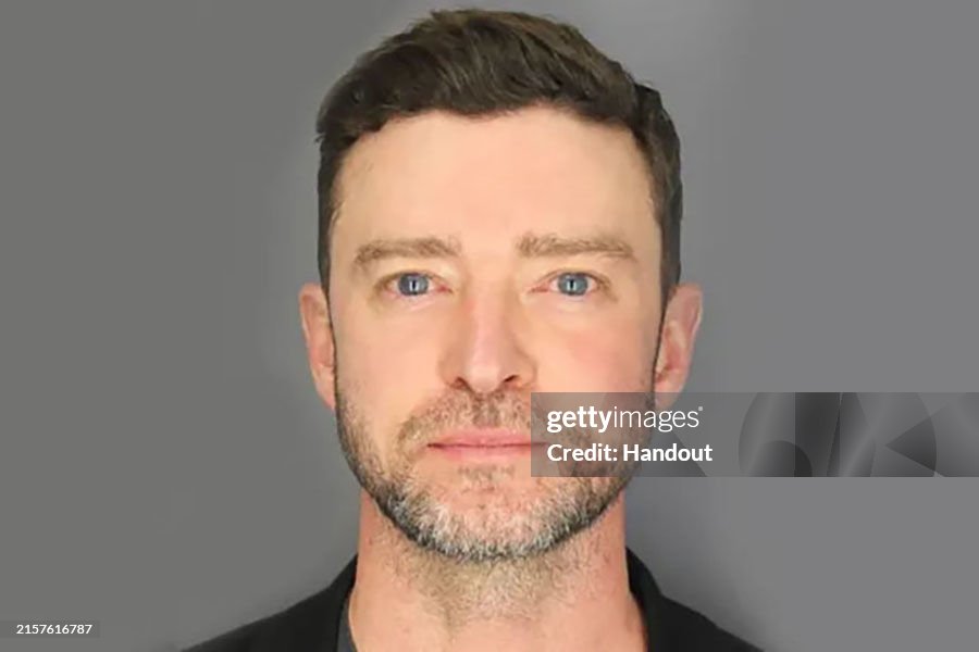 Justin Timberlake Booking Photo
