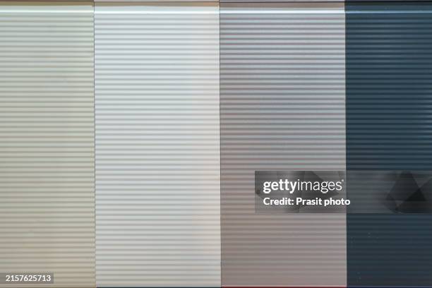 modern sandwich panel wall texture - polyurethane foam warehouse stock pictures, royalty-free photos & images