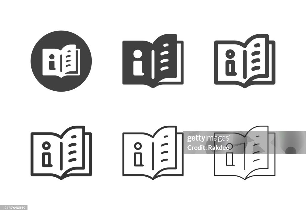 Information Book Icons - Multi Series