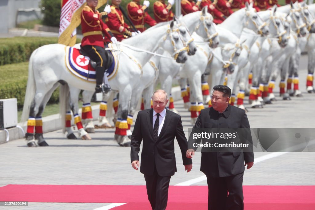 Russian President Putin Visits North Korea