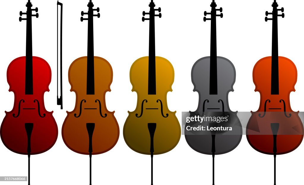 Colorsof Cellos Cellos High-Res Vector Graphic - Getty Images