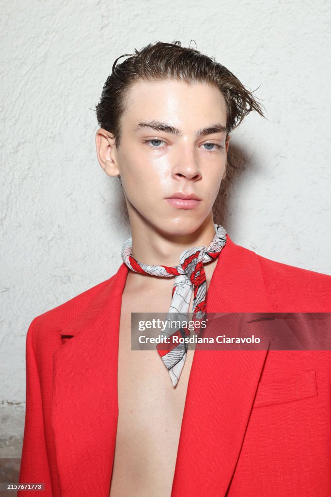 MSGM - Backstage - Milan Fashion Week - Menswear Spring/Summer 2025