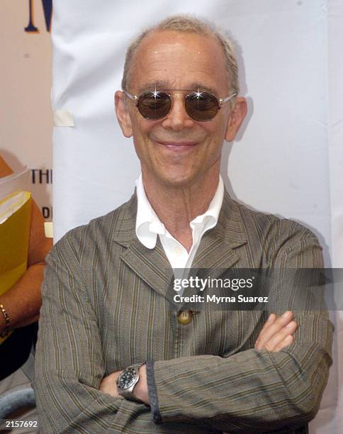 Joel Grey attends the 5th Annual Broadway Barks July 12, 2003 at Shubert Alley in New York City. Broadway Barks assists New York animal shelters in...