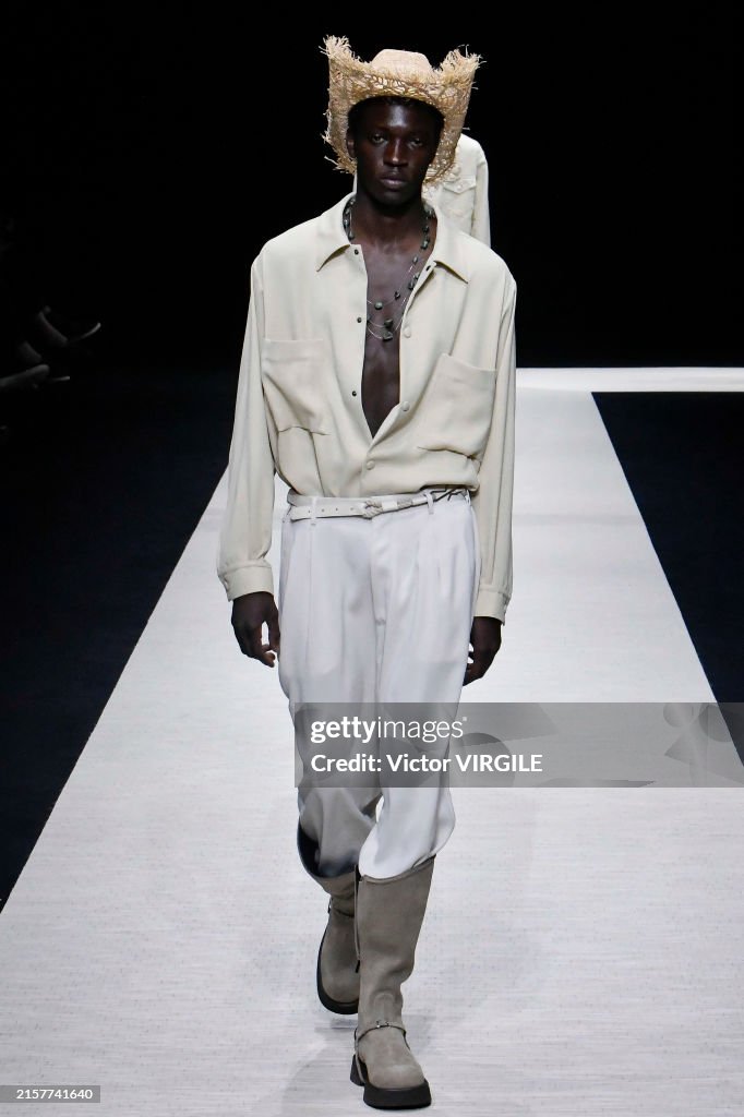 Emporio Armani - Runway - Spring/Summer 2025 Milan Men Fashion Week