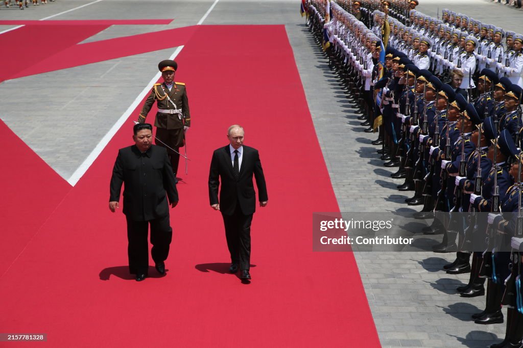 Russian President Putin Visits North Korea