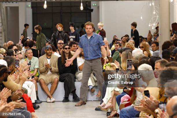 Fashion designer Jonathan Anderson at the JW Anderson fashion show during the Milan Menswear Spring/Summer 2025 on June 16, 2024 in Milan, Italy.