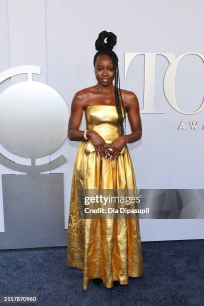 Danai Gurira attends the 77th Annual Tony Awards at David H. Koch Theater at Lincoln Center on June 16, 2024 in New York City.