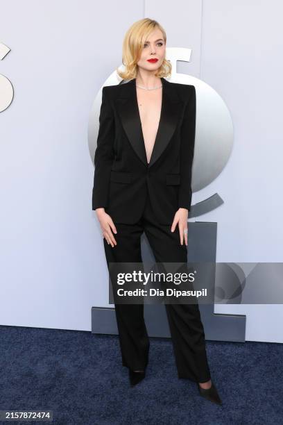 Elle Fanning attends the 77th Annual Tony Awards at David H. Koch Theater at Lincoln Center on June 16, 2024 in New York City.