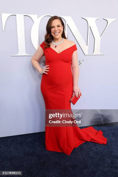 Lindsay Mendez attends The 77th Annual Tony Awards at David H. Koch Theater at Lincoln Center on June 16, 2024 in New York City.