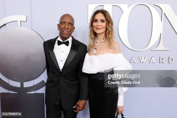 Dorian Harewood and Nancy Harewood attend The 77th Annual Tony Awards at David H. Koch Theater at Lincoln Center on June 16, 2024 in New York City.