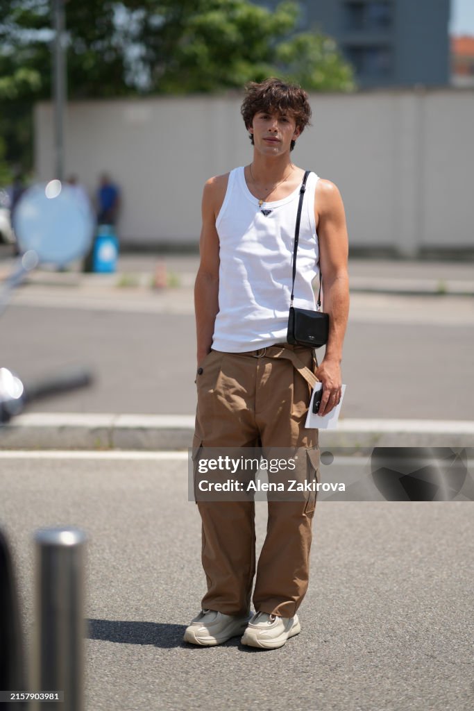 Street Style - Day 3 - Milan Fashion Week - Menswear Spring/Summer 2025