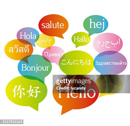 Multiple languages say "hello" Multiple languages say "hello"