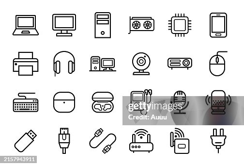 Computer icon set Computer icon set