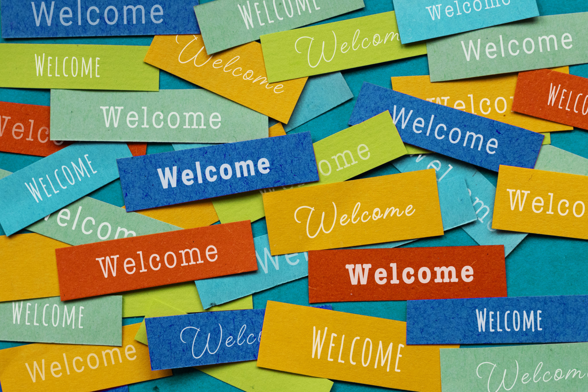 welcome sign