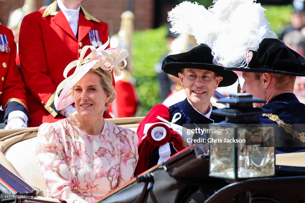 The Order Of The Garter Service At Windsor Castle