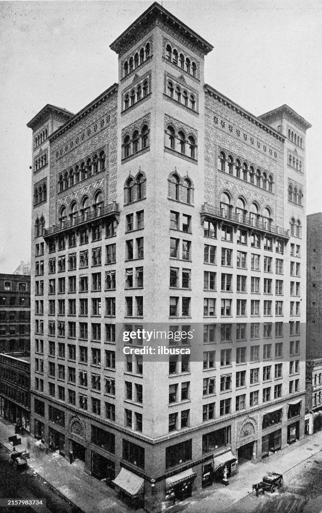 Antique photograph of Chicago: Medinah Temple Building