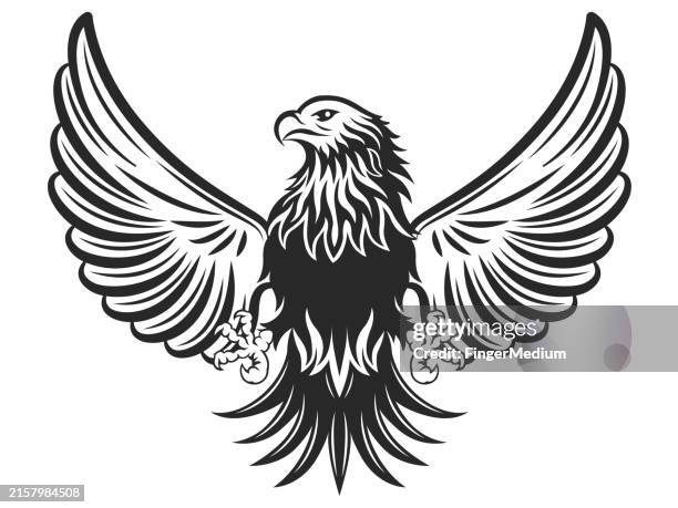 ilustraciones, imágenes clip art, dibujos animados e iconos de stock de ilustración de vector de halcón - falcon feather pattern