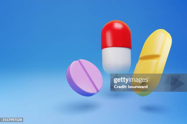 3d-kapselpille und tabletten. vektor - tabletten stock-grafiken, -clipart, -cartoons und -symbole