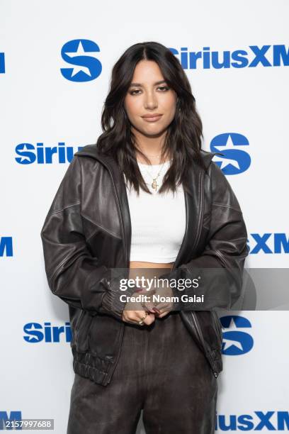 Mackenzie Ziegler visits the SiriusXM Studios on June 17, 2024 in New York City.