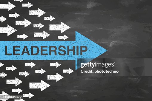 Solution Concepts with Leadership on Blackboard Background Solution Concepts with Leadership on Blackboard Background
