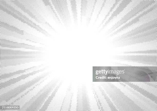 black and white action explosion starburst - white rays vector stock illustrations