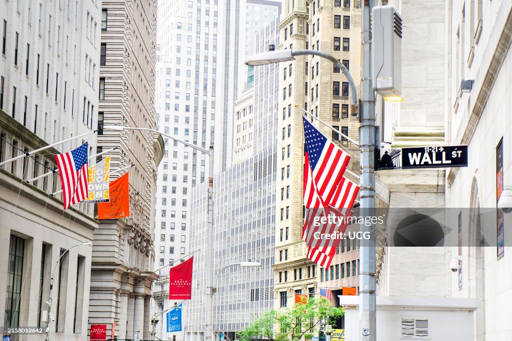 Wall Street, New York City, New York, USA