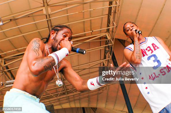 Goody Rappers Rappers Big Gipp and T-Mo Goodie of Goodie Mob perform onstage during ...