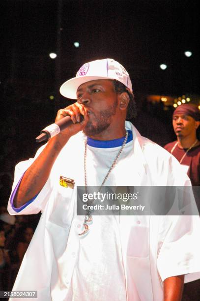Rapper Trick Daddy performs during the Koochie Krunk Festival at the Bayfront Park Amphitheater on October 9, 2004 in Miami, Florida.