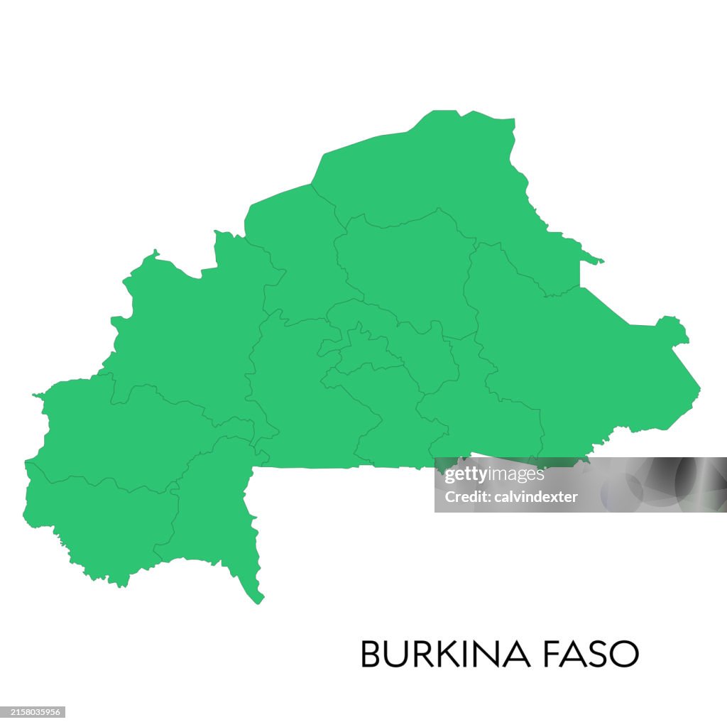 Map of Burkina Faso