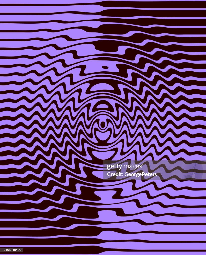 Abstract Ripples Spreading Across Liquid High-Res Vector Graphic ...