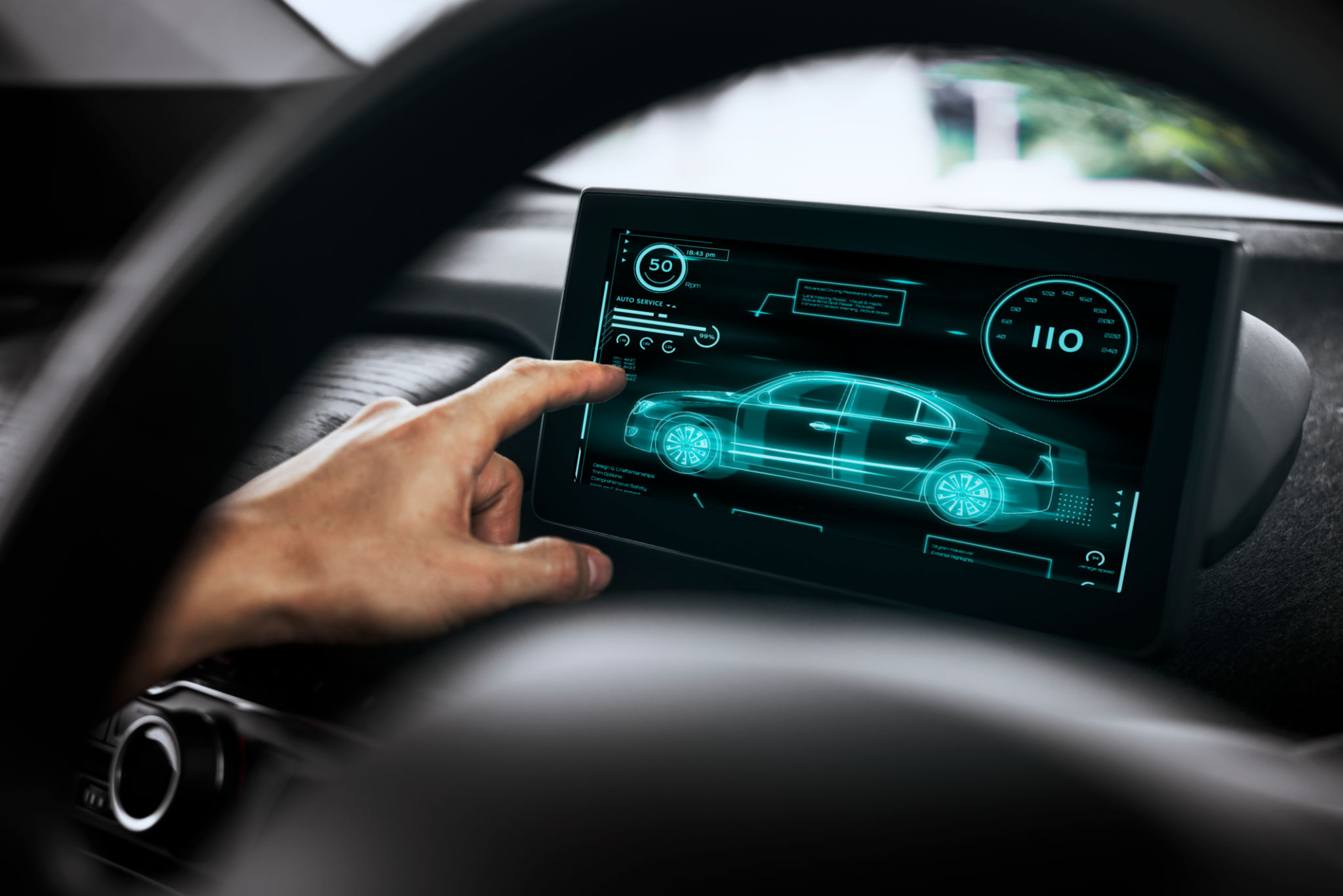 car technology dashboard