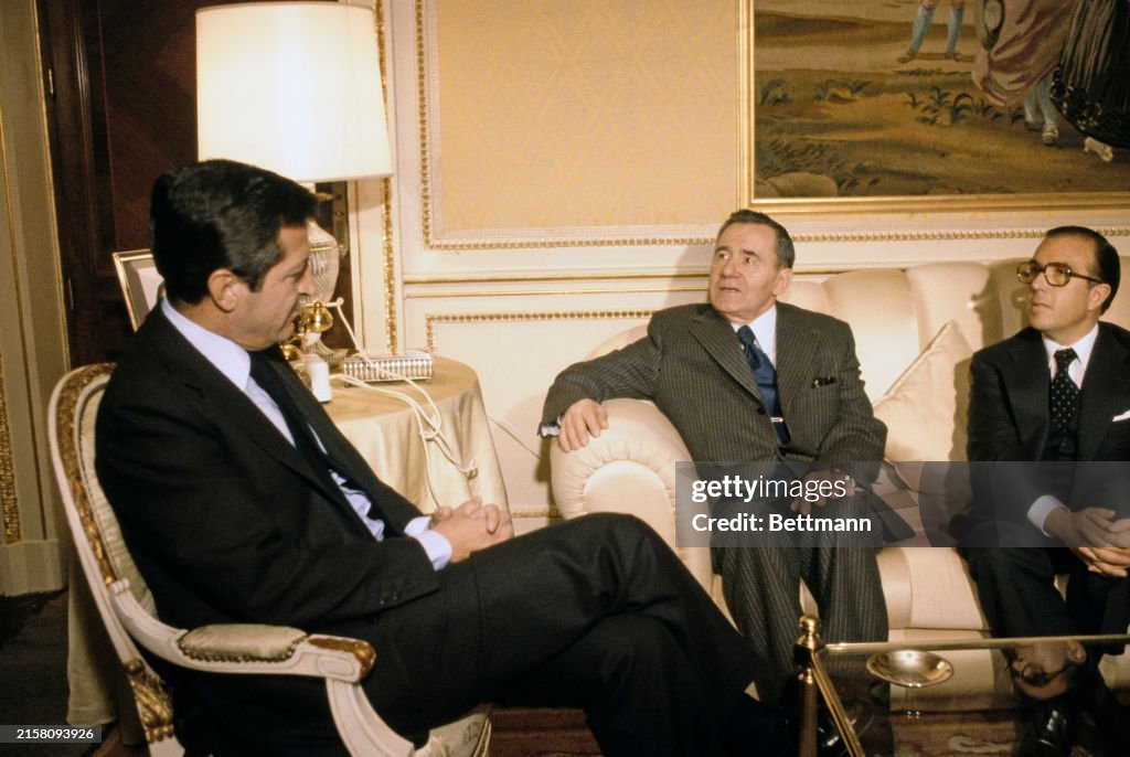 Adolfo Suarez, Andrei Gromyko And Marcelino Oreja