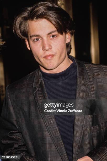 American actor Johnny Depp, circa 1987.