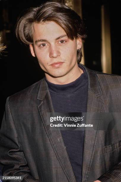 American actor Johnny Depp, circa 1987.