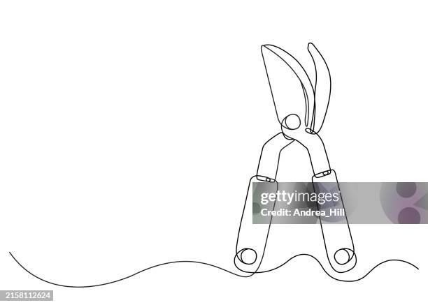111 Pruning Shears Drawing Stock Photos, High-Res Pictures, and Images ...