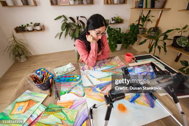 using colored pencils for art - graphite art stock pictures, royalty-free photos & images