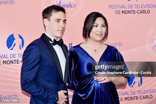 Louis Ducruet and Marie Ducruet attend the closing ceremony during the 63rd Monte-Carlo Television Festival on June 18, 2024 in Monaco, Monaco.
