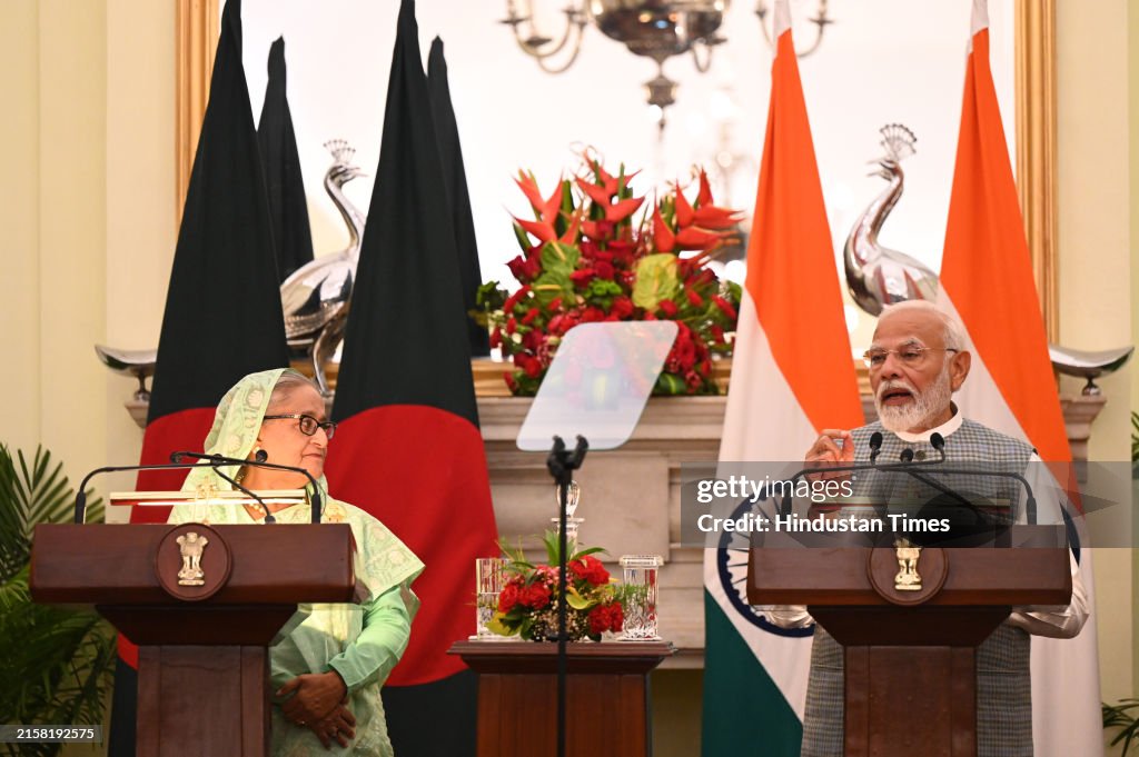 Prime Minister Narendra Modi Holds Extensive Talks With Bangladeshi Counterpart Sheikh Hasina In Delhi