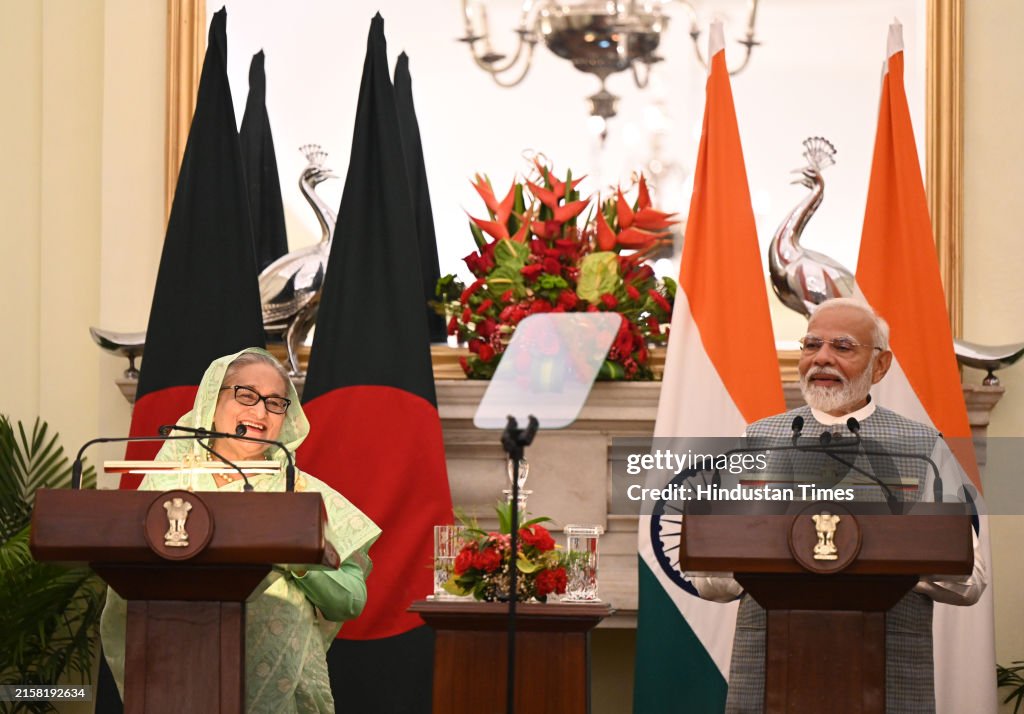 Prime Minister Narendra Modi Holds Extensive Talks With Bangladeshi Counterpart Sheikh Hasina In Delhi