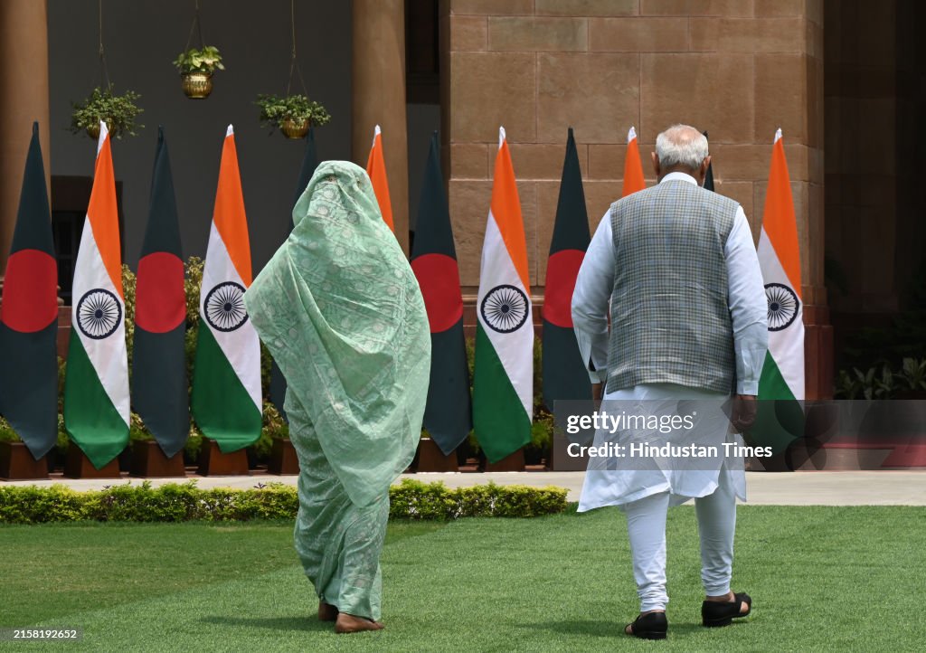 Prime Minister Narendra Modi Holds Extensive Talks With Bangladeshi Counterpart Sheikh Hasina In Delhi