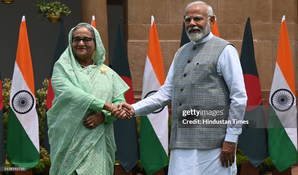 Prime Minister Narendra Modi Holds Extensive Talks With Bangladeshi Counterpart Sheikh Hasina In Delhi
